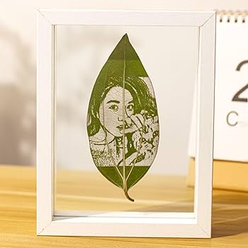 Your Photo on Natural Leaf